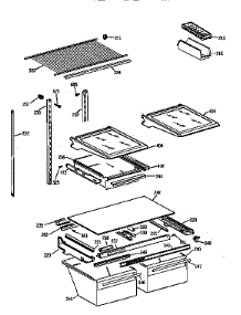 Shelf Parts parts for Kenmore Refrigerator 363.68962890 (36368962890, 363 68962890) from AppliancePartsPros.com