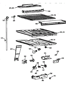 Compartment Separator Parts parts for Kenmore Refrigerator 363.68962890 (36368962890, 363 68962890) from AppliancePartsPros.com