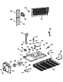 Unit Parts parts for Kenmore Refrigerator 363.68962894 (36368962894, 363 68962894) from AppliancePartsPros.com