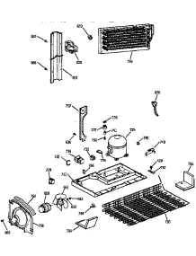 Unit Parts parts for Kenmore Refrigerator 363.68965890 (36368965890, 363 68965890) from AppliancePartsPros.com