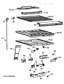 Compartment Separator Parts parts for Kenmore Refrigerator 363.68965893 (36368965893, 363 68965893) from AppliancePartsPros.com