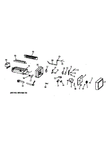 Icemaker Wr30x0327 parts for Kenmore Refrigerator 363.68965894 (36368965894, 363 68965894) from AppliancePartsPros.com