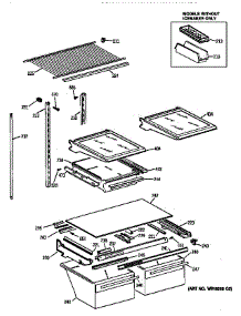 Shelf Parts parts for Kenmore Refrigerator 363.68965894 (36368965894, 363 68965894) from AppliancePartsPros.com