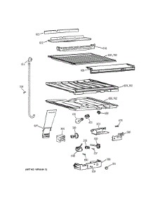 Compartment Separator Parts parts for Kenmore Refrigerator 363.68965895 (36368965895, 363 68965895) from AppliancePartsPros.com