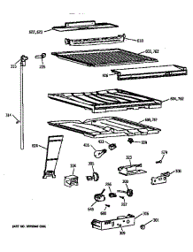 Compartment Separator Parts parts for Kenmore Refrigerator 363.68967893 (36368967893, 363 68967893) from AppliancePartsPros.com