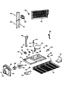 Unit Parts parts for Kenmore Refrigerator 363.68967894 (36368967894, 363 68967894) from AppliancePartsPros.com