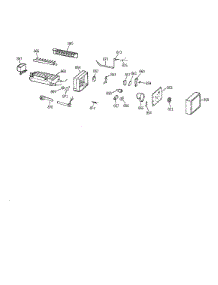 Icemaker Wr30x0327 parts for Kenmore Refrigerator 363.69965990 (36369965990, 363 69965990) from AppliancePartsPros.com