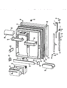 Fresh Food Door parts for Kenmore Refrigerator 363.77577791 (36377577791, 363 77577791) from AppliancePartsPros.com