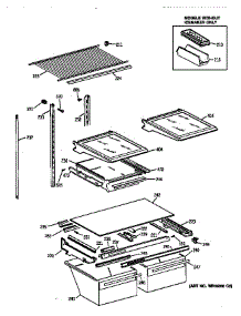 Shelf Parts parts for Kenmore Refrigerator 363.78162891 (36378162891, 363 78162891) from AppliancePartsPros.com