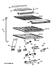 Compartment Separator Parts parts for Kenmore Refrigerator 363.78162891 (36378162891, 363 78162891) from AppliancePartsPros.com