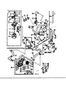 Water System parts for Kenmore Washer 110.7204612 (1107204612, 110 7204612) from AppliancePartsPros.com