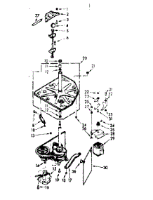 Drive System parts for Kenmore Washer 110.7204613 (1107204613, 110 7204613) from AppliancePartsPros.com