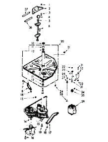 Drive System parts for Kenmore Washer 110.7204615 (1107204615, 110 7204615) from AppliancePartsPros.com