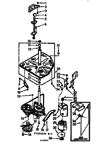 Drive System parts for Kenmore Washer 110.7204630 (1107204630, 110 7204630) from AppliancePartsPros.com