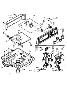 Top And Console Assembly parts for Kenmore Washer 110.7204642 (1107204642, 110 7204642) from AppliancePartsPros.com