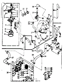 Water System parts for Kenmore Washer 110.7204642 (1107204642, 110 7204642) from AppliancePartsPros.com