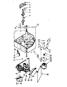 Drive System parts for Kenmore Washer 110.7204642 (1107204642, 110 7204642) from AppliancePartsPros.com