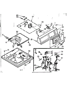 Top And Console Assembly parts for Kenmore Washer 110.7204660 (1107204660, 110 7204660) from AppliancePartsPros.com