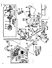Water System parts for Kenmore Washer 110.7204660 (1107204660, 110 7204660) from AppliancePartsPros.com