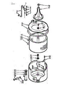 Tub And Basket Assembly parts for Kenmore Washer 110.7204660 (1107204660, 110 7204660) from AppliancePartsPros.com