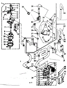 Water System parts for Kenmore Washer 110.7204701 (1107204701, 110 7204701) from AppliancePartsPros.com