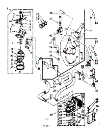 Water System parts for Kenmore Washer 110.7204702 (1107204702, 110 7204702) from AppliancePartsPros.com