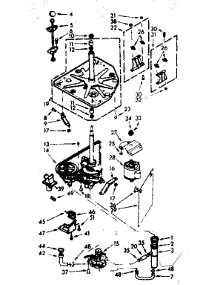 Drive System parts for Kenmore Washer 110.7204903 (1107204903, 110 7204903) from AppliancePartsPros.com