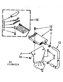 Suds-Filter Assembly parts for Kenmore Washer 110.7205514 (1107205514, 110 7205514) from AppliancePartsPros.com