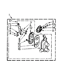 Two Way Valve Assembly parts for Kenmore Washer 110.7205560 (1107205560, 110 7205560) from AppliancePartsPros.com