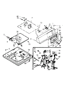 Top And Console Assembly parts for Kenmore Washer 110.7205613 (1107205613, 110 7205613) from AppliancePartsPros.com