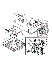 Top And Console Assembly parts for Kenmore Washer 110.7205614 (1107205614, 110 7205614) from AppliancePartsPros.com