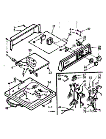 Top And Console Assembly parts for Kenmore Washer 110.7205631 (1107205631, 110 7205631) from AppliancePartsPros.com