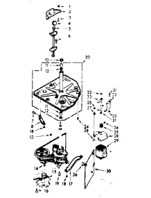 Drive System parts for Kenmore Washer 110.7205644 (1107205644, 110 7205644) from AppliancePartsPros.com
