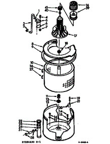 Tub And Basket Assembly parts for Kenmore Washer 110.7205680 (1107205680, 110 7205680) from AppliancePartsPros.com
