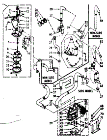 Water System parts for Kenmore Washer 110.7205803 (1107205803, 110 7205803) from AppliancePartsPros.com