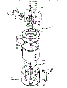 Tub & Basket Assembly parts for Kenmore Washer 110.7205904 (1107205904, 110 7205904) from AppliancePartsPros.com