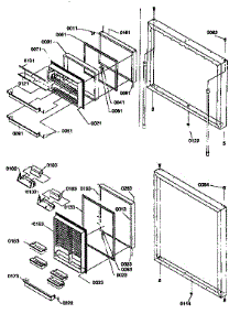 Door Assemblies parts for Kenmore Refrigerator 596.77275790 (59677275790, 596 77275790) from AppliancePartsPros.com