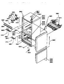 Controls And Light Covers parts for Kenmore Refrigerator 596.77275790 (59677275790, 596 77275790) from AppliancePartsPros.com