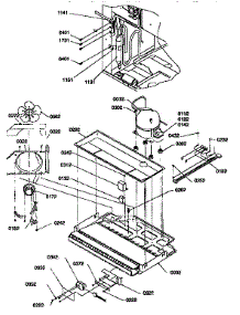Machine Compartment Assembly parts for Kenmore Refrigerator 596.77277790 (59677277790, 596 77277790) from AppliancePartsPros.com