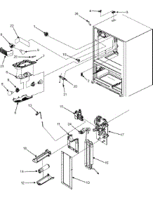 Refrigerator Lights & Water Filter parts for Kenmore Refrigerator 596.77539600 (59677539600, 596 77539600) from AppliancePartsPros.com