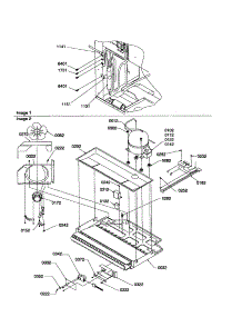 Machine Compartment Assembly parts for Kenmore Refrigerator 596.79147991 (59679147991, 596 79147991) from AppliancePartsPros.com