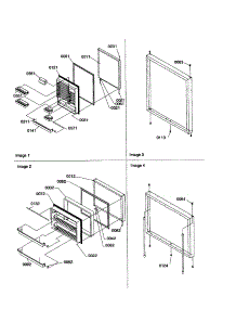 Door Assemblies parts for Kenmore Refrigerator 596.79147991 (59679147991, 596 79147991) from AppliancePartsPros.com