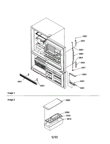 Door Handles And Accessories parts for Kenmore Refrigerator 596.79147991 (59679147991, 596 79147991) from AppliancePartsPros.com