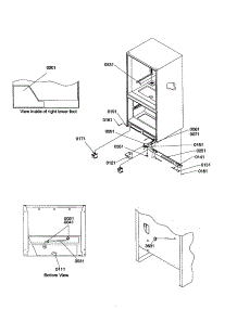Insulation And Roller Assembly parts for Kenmore Refrigerator 596.79147991 (59679147991, 596 79147991) from AppliancePartsPros.com