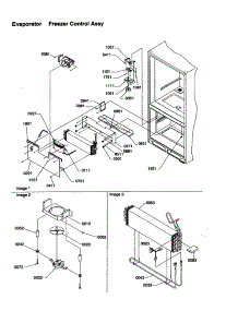 Evaporator / Freezer Control Assy. parts for Kenmore Refrigerator 596.79162990 (59679162990, 596 79162990) from AppliancePartsPros.com