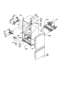 Controls And Light Covers parts for Kenmore Refrigerator 596.79162991 (59679162991, 596 79162991) from AppliancePartsPros.com