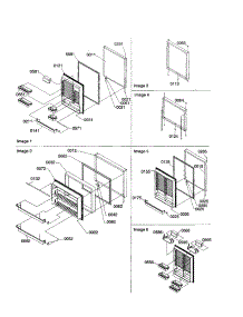 Door Assemblies parts for Kenmore Refrigerator 596.79272990 (59679272990, 596 79272990) from AppliancePartsPros.com