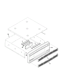 Control Panel parts for Kenmore Wall Oven 790.30474400 (79030474400, 790 30474400) from AppliancePartsPros.com