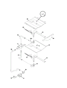 Burner parts for Kenmore Wall Oven 790.30474400 (79030474400, 790 30474400) from AppliancePartsPros.com