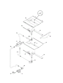 Burner parts for Kenmore Wall Oven 790.30474402 (79030474402, 790 30474402) from AppliancePartsPros.com
